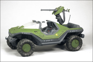 Illustration for article titled See Halo: Reach's Final Toy Warthog, Ghost (Figures Sold Separately)